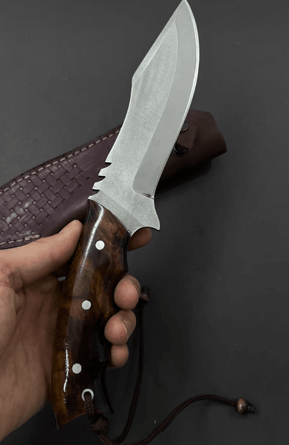 buynow engraved full tang outdoor knife