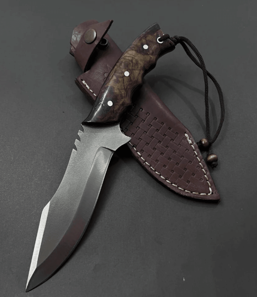 buynow engraved full tang outdoor knife