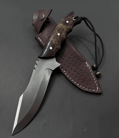 buynow engraved full tang outdoor knife