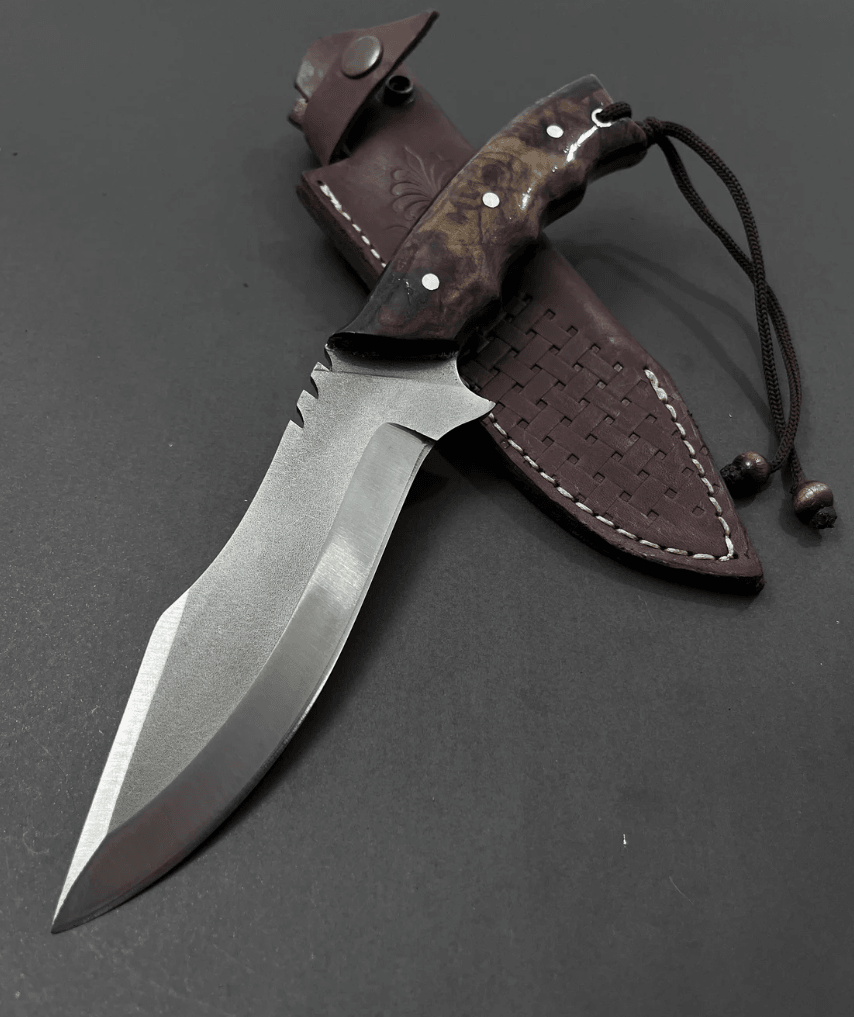 buynow engraved full tang outdoor knife