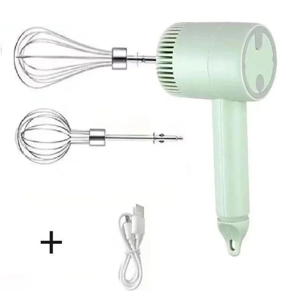 Electric Portable Food Processor Set  Hand Mixer Milk Frother Egg Beater And Baking Tool For Easy K 7