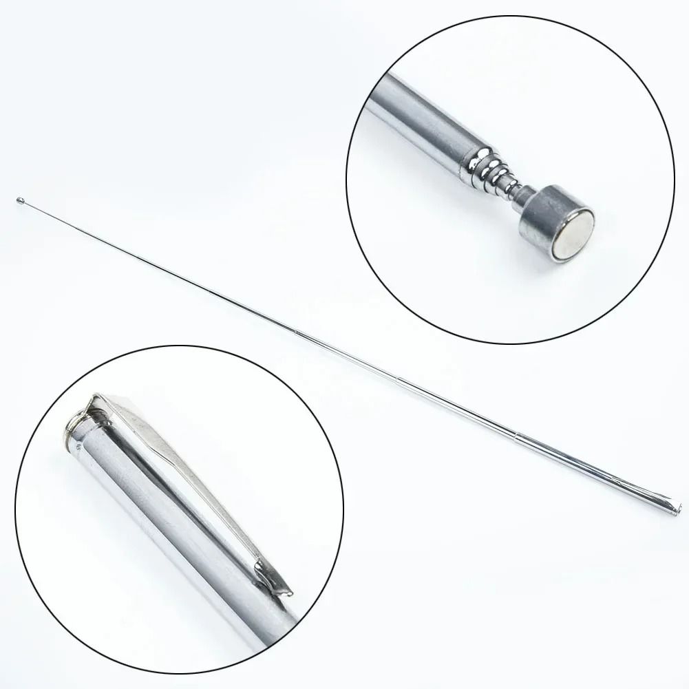 Telescopic Magnetic Pickup Pen Tool Extendable Stainless Steel Rod For Car And Machinery Repair 2