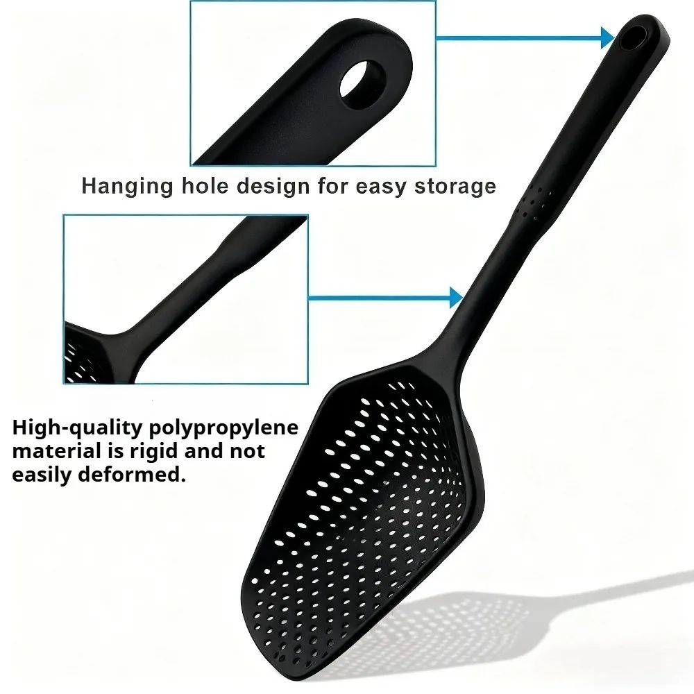 Long Handle Skimmer Spoon  Wire Strainer For Frying Pasta And Everyday Cooking 1