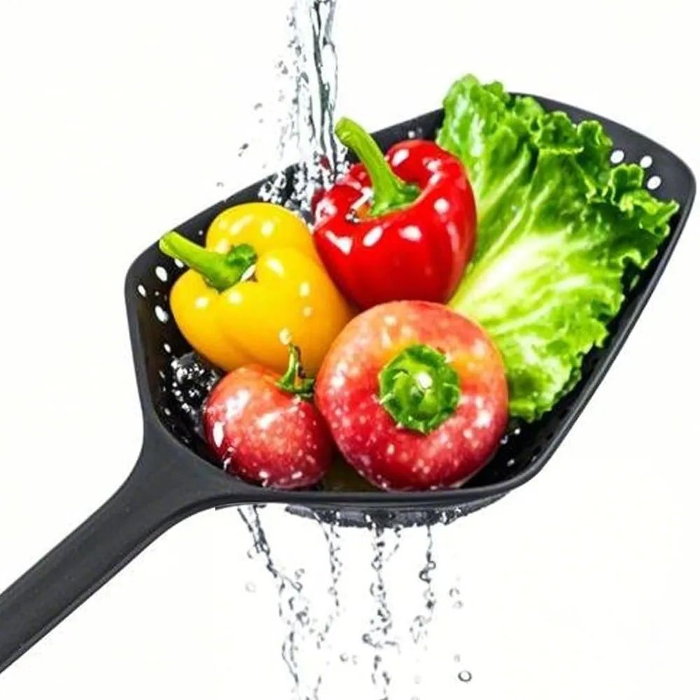 Long Handle Skimmer Spoon  Wire Strainer For Frying Pasta And Everyday Cooking 2