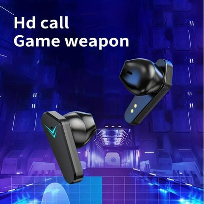 Wireless Bluetooth Gaming Earbuds With LED Display And Noise Cancelling Mic X15 4