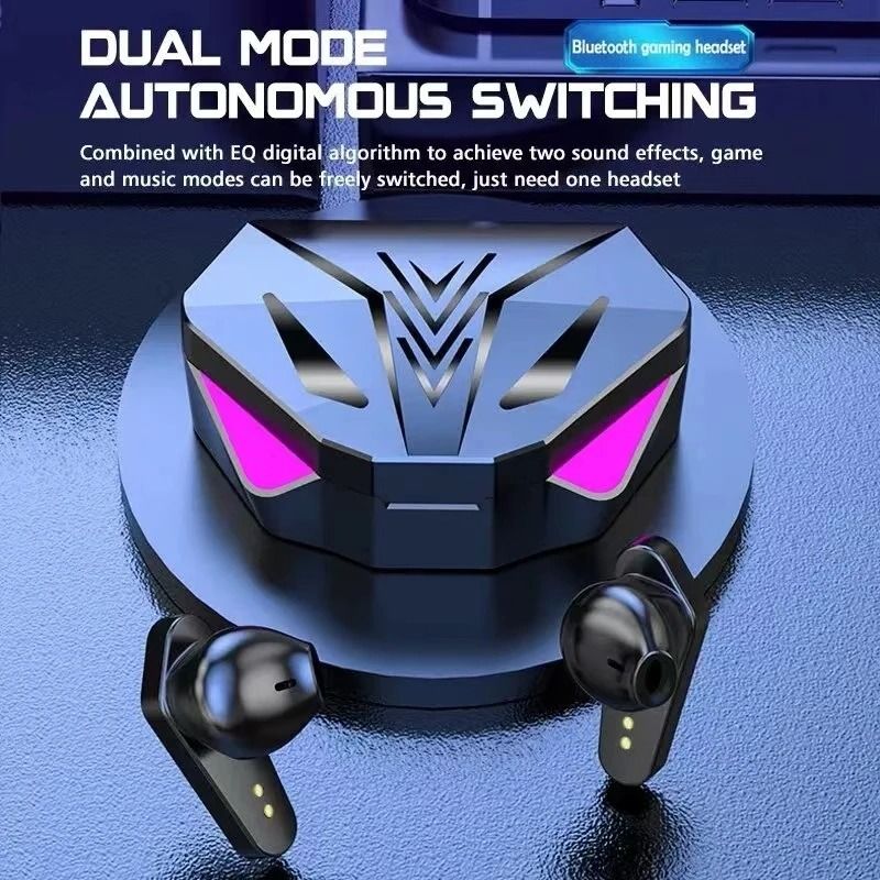 Wireless Bluetooth Gaming Earbuds With LED Display And Noise Cancelling Mic X15 5