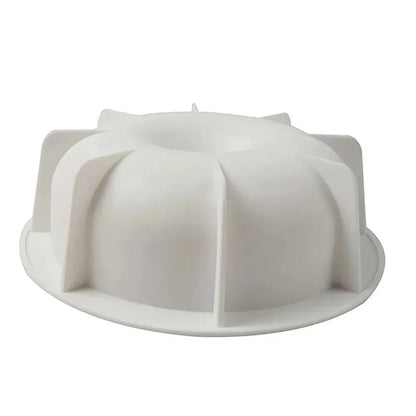 Round Silicone Lotus Mold For French Desserts Baking 6