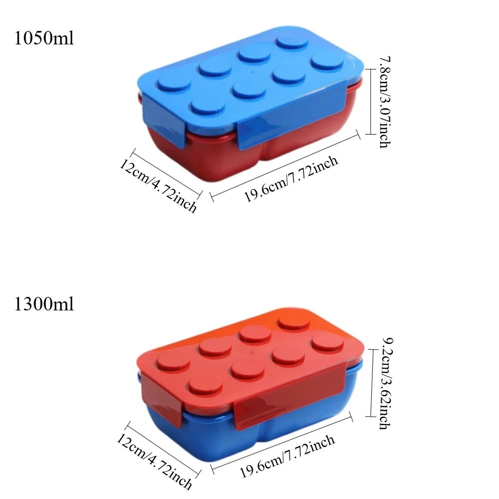 Creative Building Block Lunch Box For Kids And Students 5