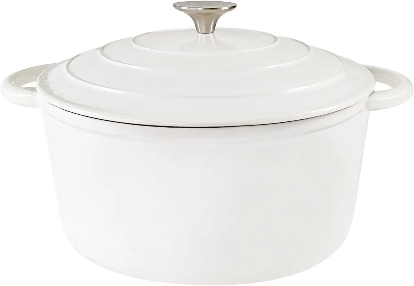 Enameled Cast Iron Dutch Oven Pot With Lid For Cooking And Bread Baking 12