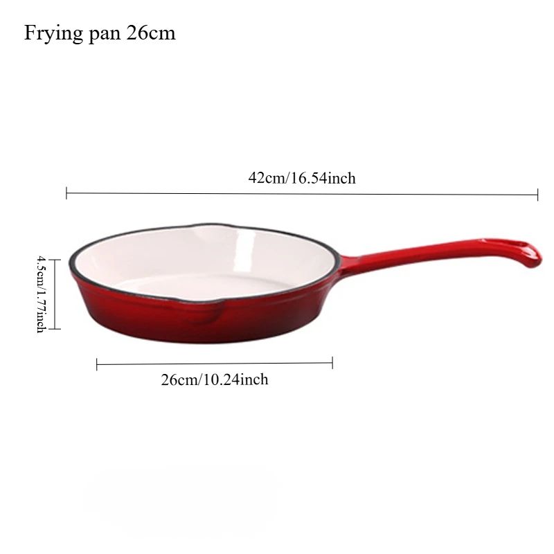 Enameled Cast Iron Dutch Oven Pot With Lid For Cooking And Bread Baking 6