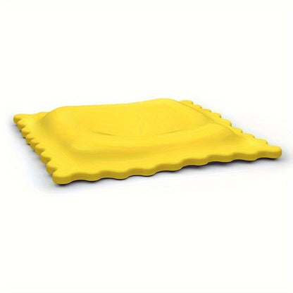 Heat Insulating Cartoon Biscuit-Shaped Spoon Rest, Anti-Scalding Silicone Mat for Kitchens