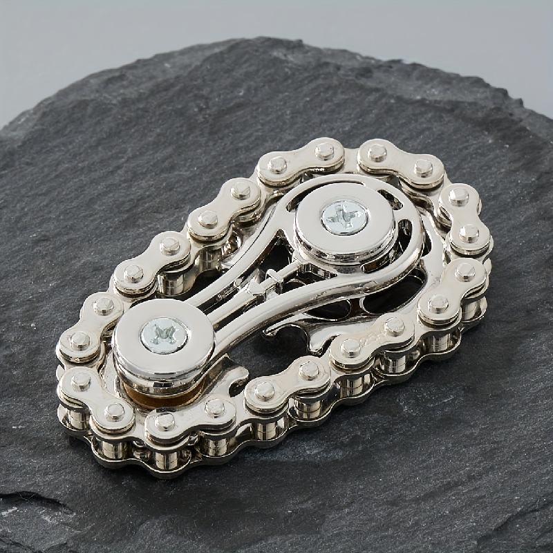 Fingertip Gyro Fidget Spinner Sprockets Flywheel EDC Spinner For Stress Relief Metal Bike Chains Fo 3