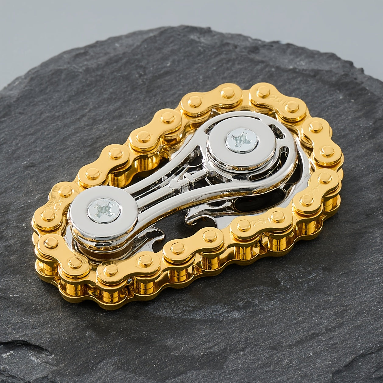 Fingertip Gyro Fidget Spinner Sprockets Flywheel EDC Spinner For Stress Relief Metal Bike Chains Fo 6