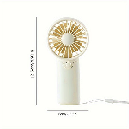 Handy PocketSized Electric Fan Low Noise Portable Fan For Outdoor Use 7