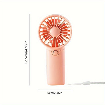 Handy PocketSized Electric Fan Low Noise Portable Fan For Outdoor Use 8