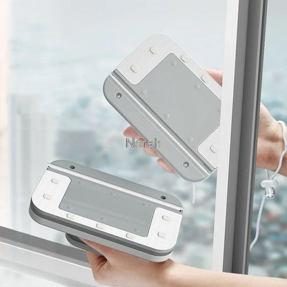 Household Magnetic Window Wiper Brush for Easy Cleaning Tool