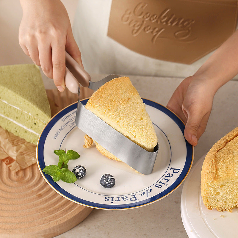 Cake Knife, Stainless Steel Cake Slicer, Cake Clip, Pastry Dessert Slicer, Kitchen Baking Tool for Weddings and Birthday