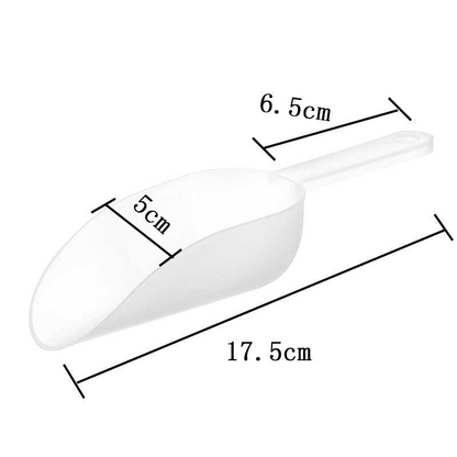 Mini Plastic Ice Scoop Small Kitchen Flour Candy Dessert Tool 4