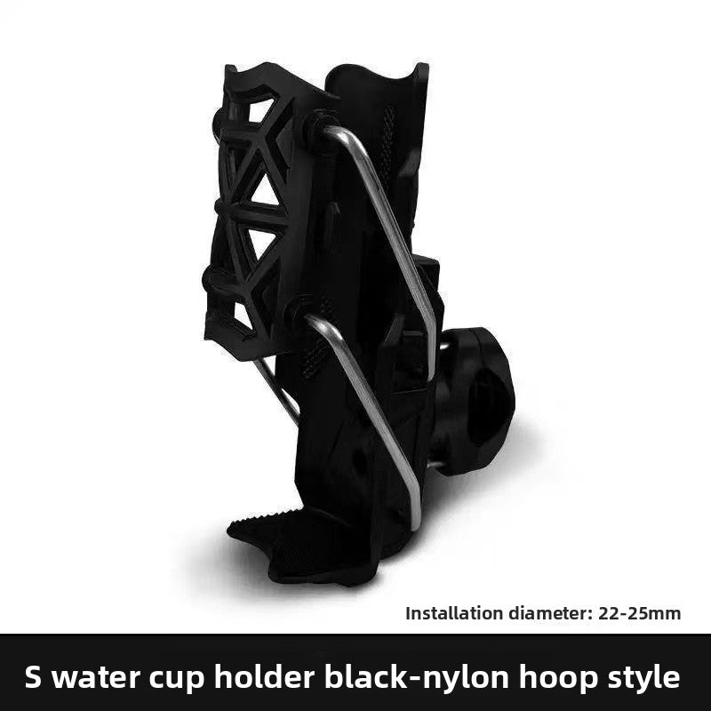 Universal Bike Cup Cage with Adjustable Handlebar for Motorcycles and MTB Road Cycling