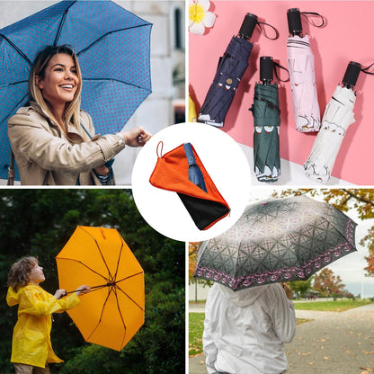 Chenille Outdoor Umbrella Storage Bag, Quick-Drying Super Absorbent Cover with Zipper for Umbrellas