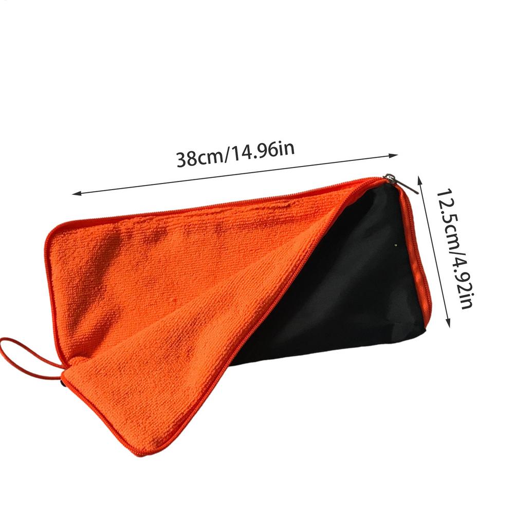 Chenille Outdoor Umbrella Storage Bag, Quick-Drying Super Absorbent Cover with Zipper for Umbrellas