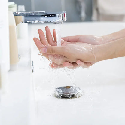 Bathroom Drain Cover, Pop-Up Drain Stopper, Hair Catcher, Basin Filter Valve