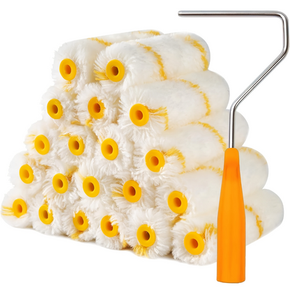 Latex Paint Roller Brush for Home, Dense Bristles, Ideal for Walls, Cabinets, Doors, Fences, and Ceilings