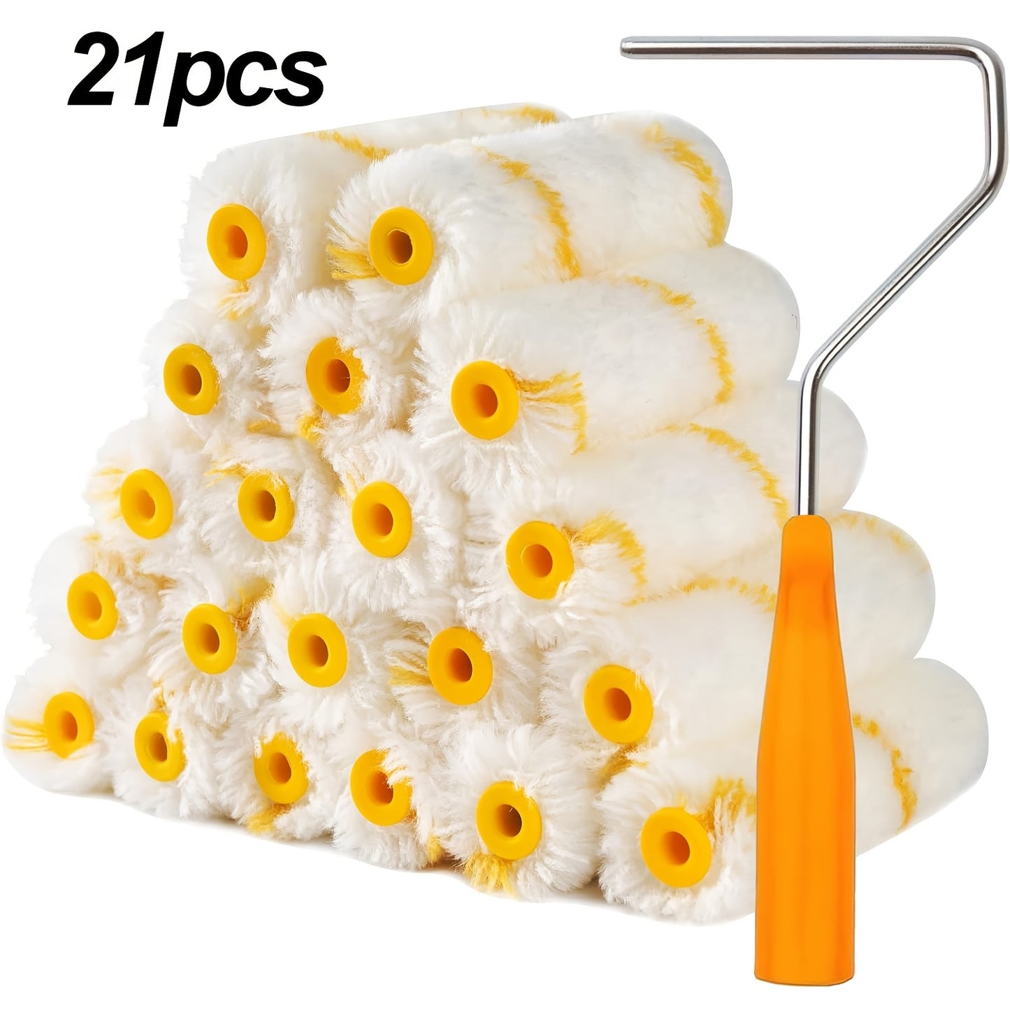 Latex Paint Roller Brush For Home Dense Bristles Ideal For Walls Cabinets Doors Fences And Ceilings 7