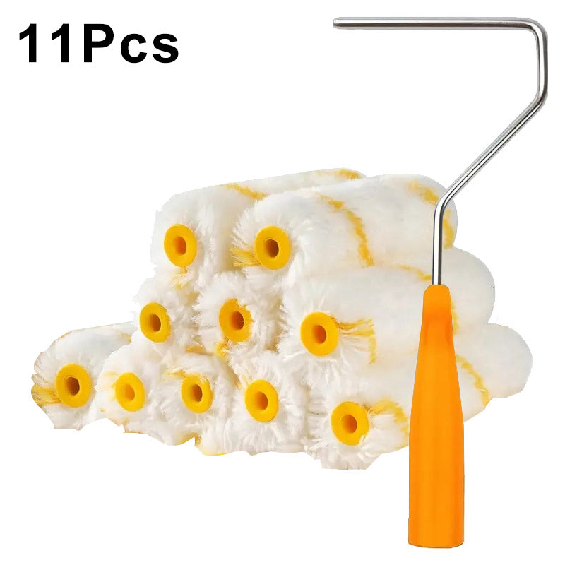 Latex Paint Roller Brush For Home Dense Bristles Ideal For Walls Cabinets Doors Fences And Ceilings 6