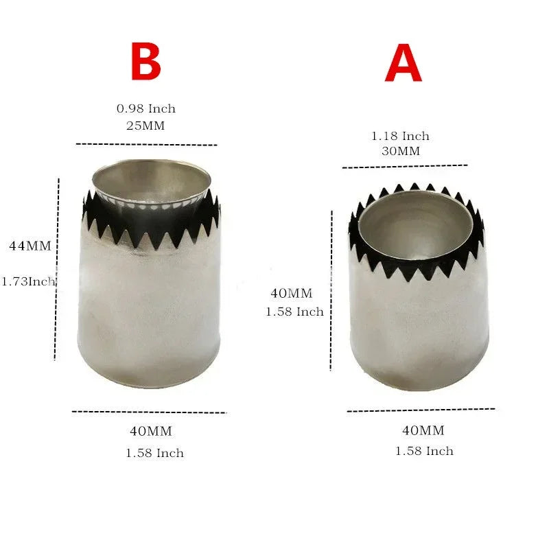 Icing Piping Nozzles Cake Decorating Tools Stainless Steel Tips 5