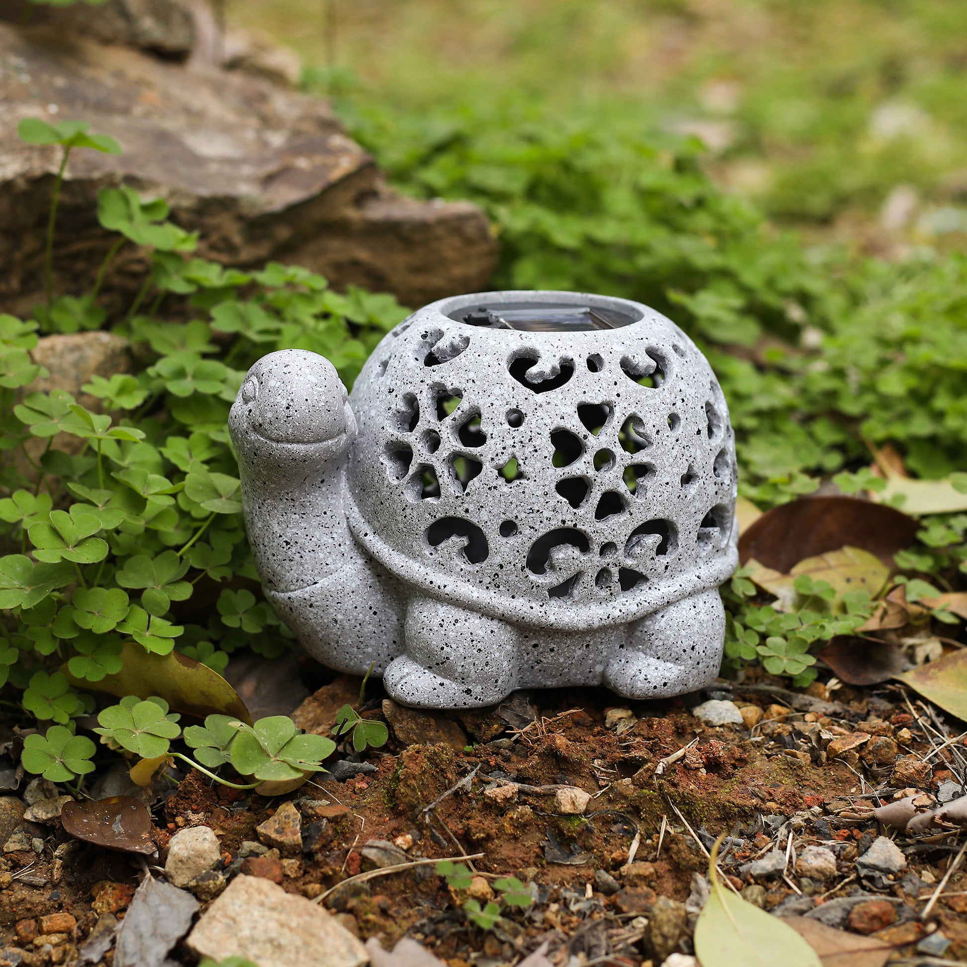 Solar Outdoor Statue with Light, Unique Female Garden Statue, Birthday Gift for Mom