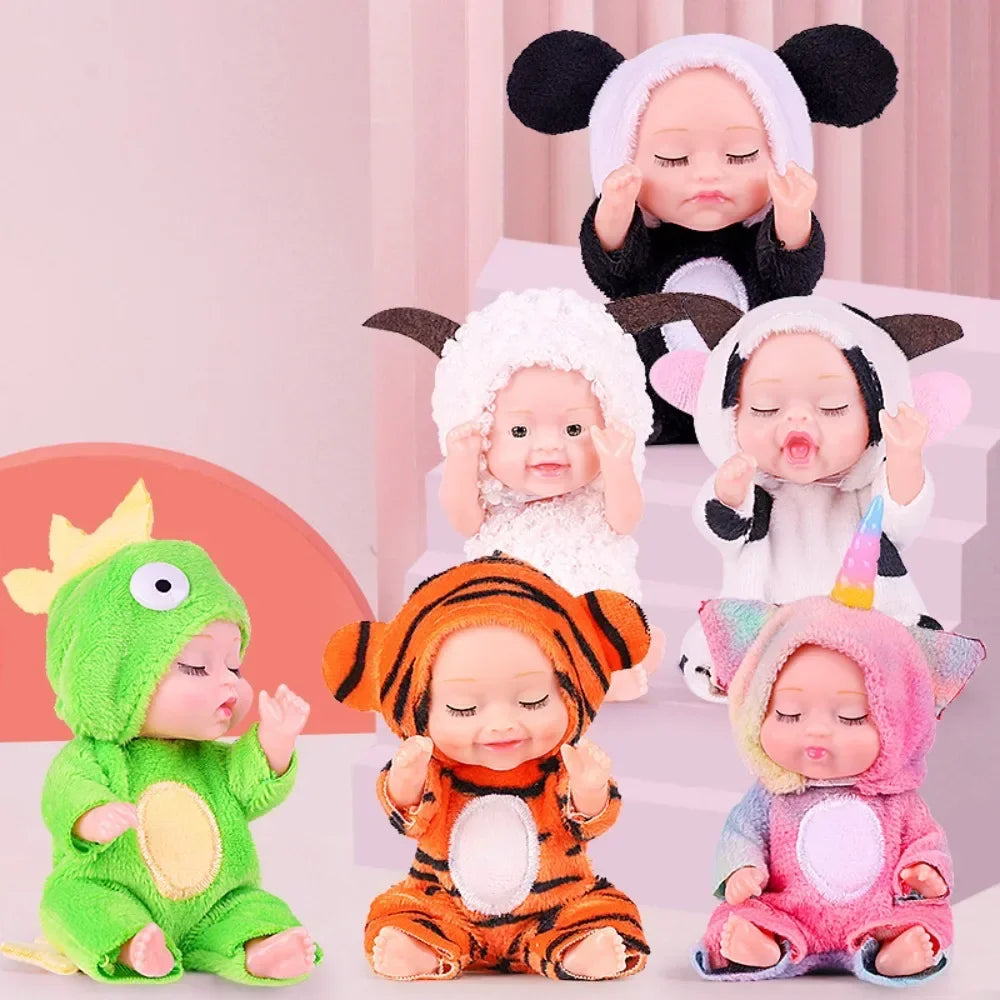 Realistic Reborn Doll With 6 Expressions Cute Sleeping Dreaming BJD Toy 1
