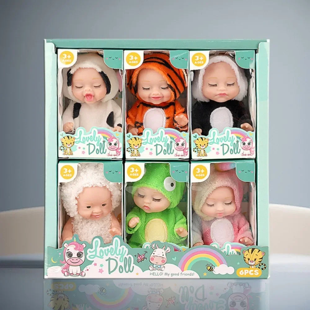 Realistic Reborn Doll With 6 Expressions Cute Sleeping Dreaming BJD Toy 2