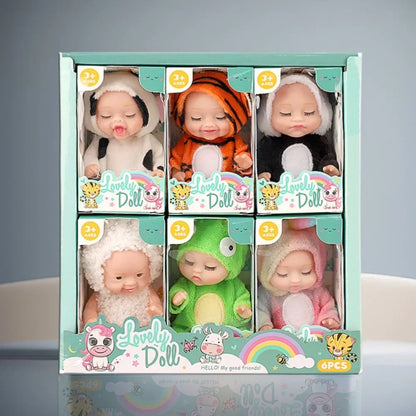 Realistic Reborn Doll With 6 Expressions Cute Sleeping Dreaming BJD Toy 2