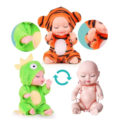 Realistic Reborn Doll With 6 Expressions Cute Sleeping Dreaming BJD Toy 4