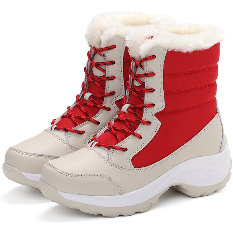 Winter Heels For Women Lightweight Ankle Boots Snow Platform Shoes For Women 2