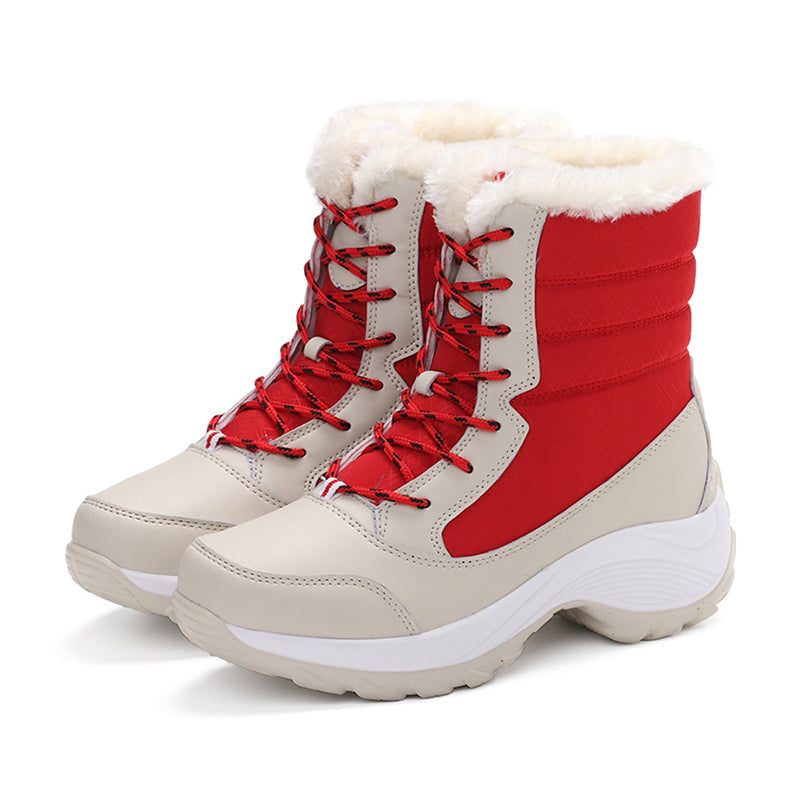 Winter Heels For Women Lightweight Ankle Boots Snow Platform Shoes For Women 6