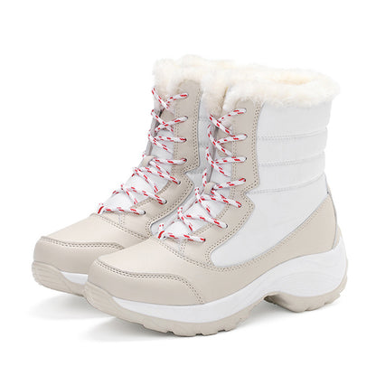 Winter Heels For Women Lightweight Ankle Boots Snow Platform Shoes For Women 7