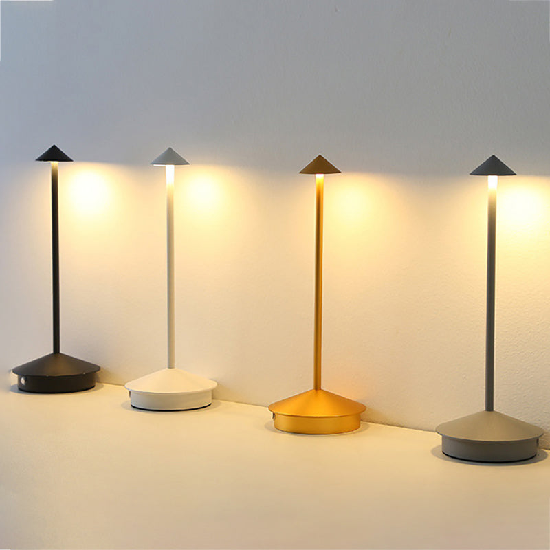 Rechargeable LED Table Lamp with Touch Sensor and Dimming for Bedroom, Hotel, Restaurant