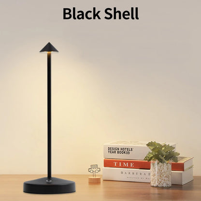 Rechargeable LED Table Lamp with Touch Sensor and Dimming for Bedroom, Hotel, Restaurant