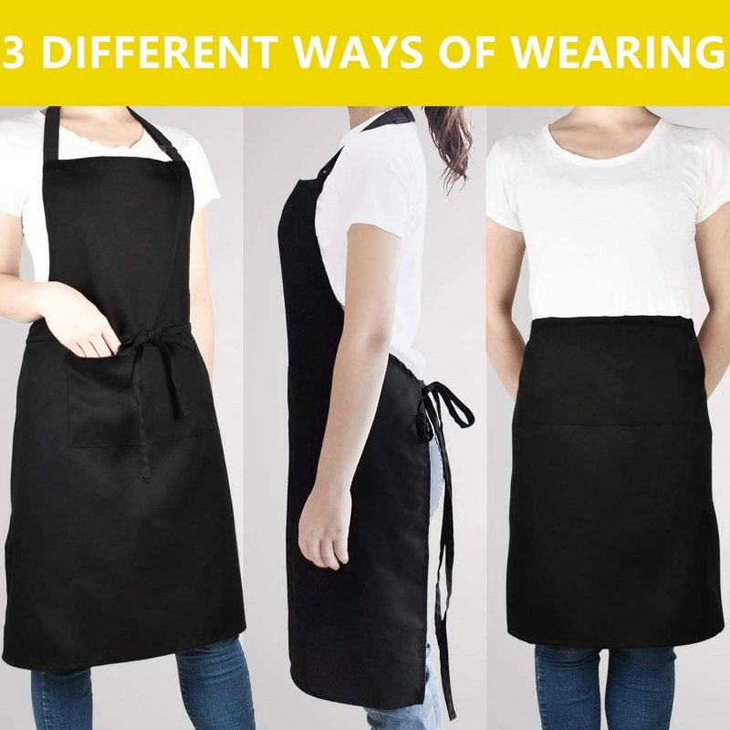 Stylish Kitchen Aprons For Men And Women Chef Work Apron For Grill Beauty Bar Shop Cafes Household  2