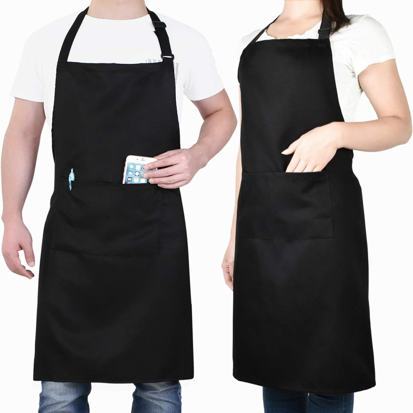 Stylish Kitchen Aprons For Men And Women Chef Work Apron For Grill Beauty Bar Shop Cafes Household  7