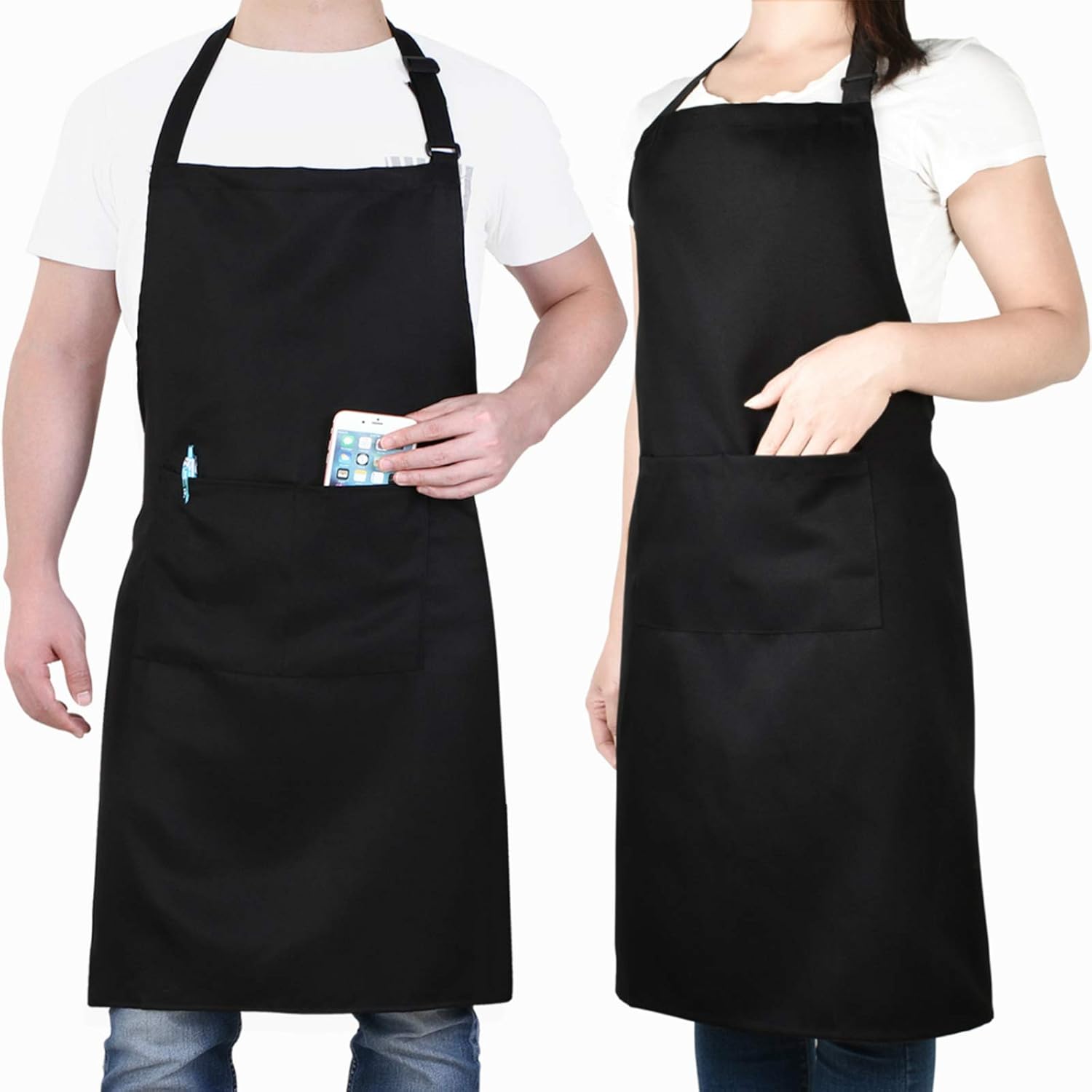 Stylish Kitchen Aprons For Men And Women Chef Work Apron For Grill Beauty Bar Shop Cafes Household  7