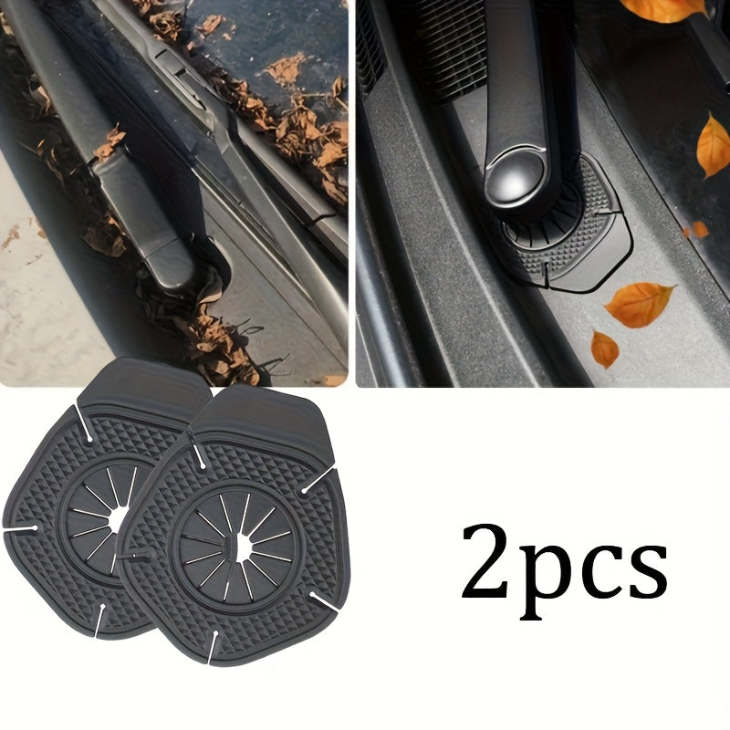 Universal Silicone Dust Covers for Car Windshield Wiper Arm Hole Protection - Fits All Vehicle Models