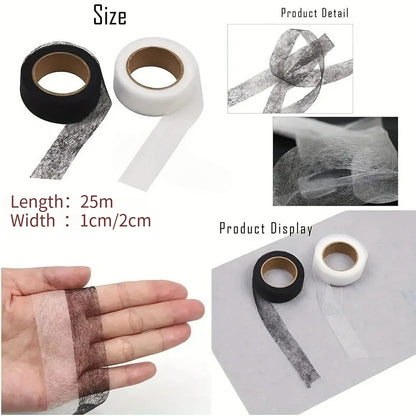 Interlining Fabric For Sewing Non Woven Padded Wadding Tape Hem Clothes Edge Shorten Length Adhesiv 5