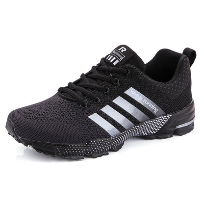 Men And Women Casual Sports Shoes Breathable Summer Running Shoes Flying Mesh Flat Vulcanised Shoes 4