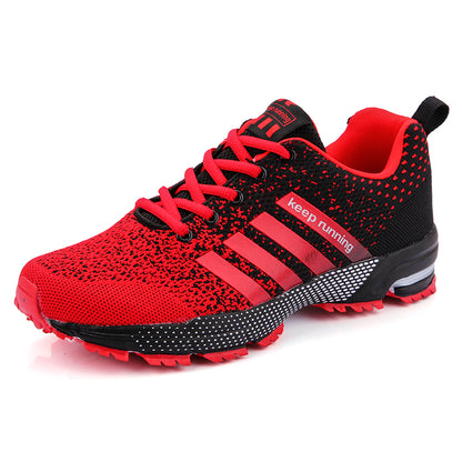 Men And Women Casual Sports Shoes Breathable Summer Running Shoes Flying Mesh Flat Vulcanised Shoes 1