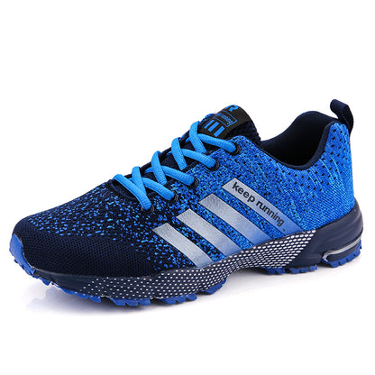 Men And Women Casual Sports Shoes Breathable Summer Running Shoes Flying Mesh Flat Vulcanised Shoes 5