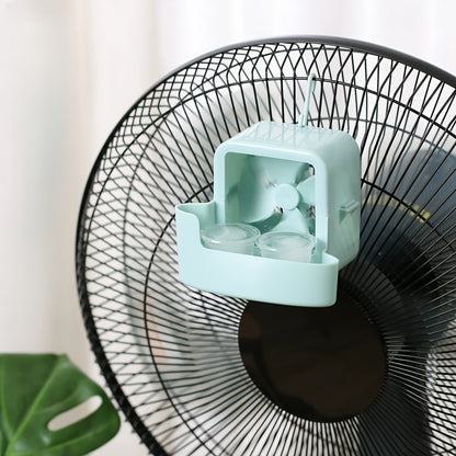Fast Cooling Storage Box for Electric Fans, Portable Ice Storage with Hanging Hook for Household Use