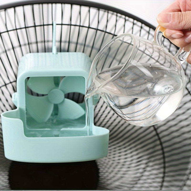 Fast Cooling Storage Box for Electric Fans, Portable Ice Storage with Hanging Hook for Household Use